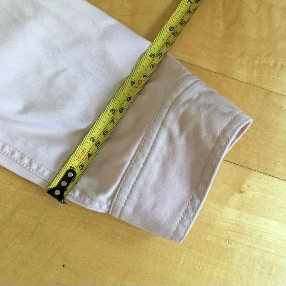 Talbots Jean Jacket, Cotton, Lightweight, Pastel Pink, Size L - Picture 14 of 17